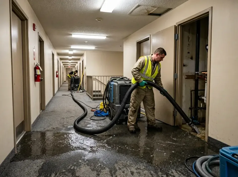 multi-unit-apartment-hallway-f-005 — frequently asked questions, Emergency Burst Pipe Water Extraction & Removal in Valley C…